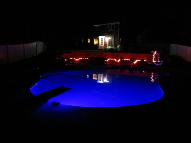 Blue Swimming Pool Lights