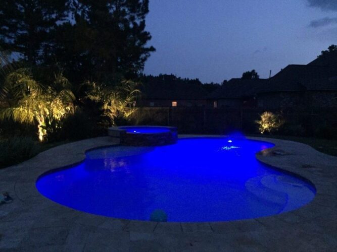 Blue Swimming Pool Lights