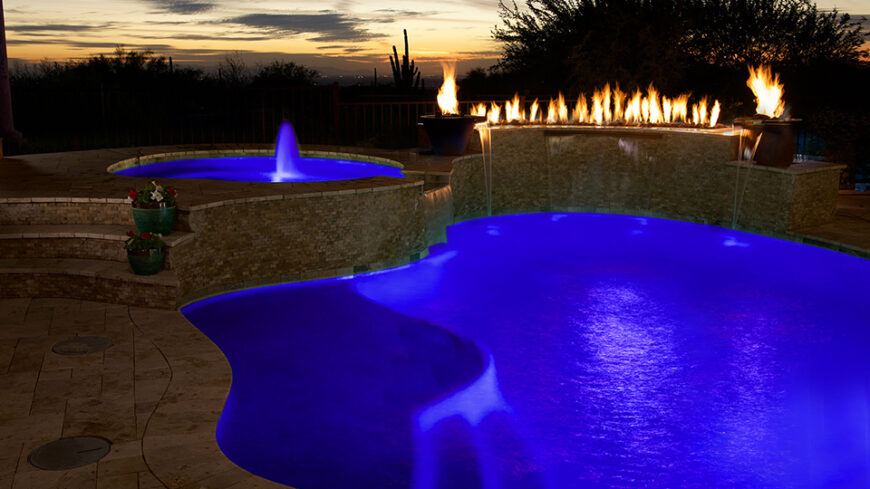 Blue Swimming Pool Lights