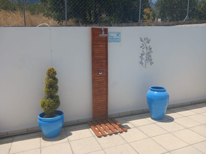 Pool Side outdoor shower